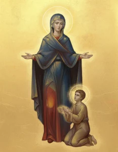 Молебен о защите сына