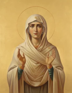 Молебен о защите мужа