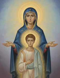 Молебен о благополучии и защите сына