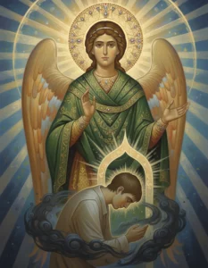 Молебен о помощи сыну (в трудностях, перед судом, освобождении от зависимостей)