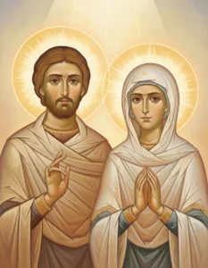 Молебен о благополучии супругов